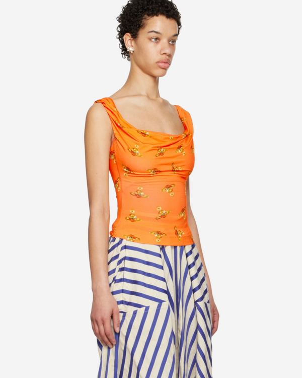 Vivenne Westwood Orange Anna Tank Top