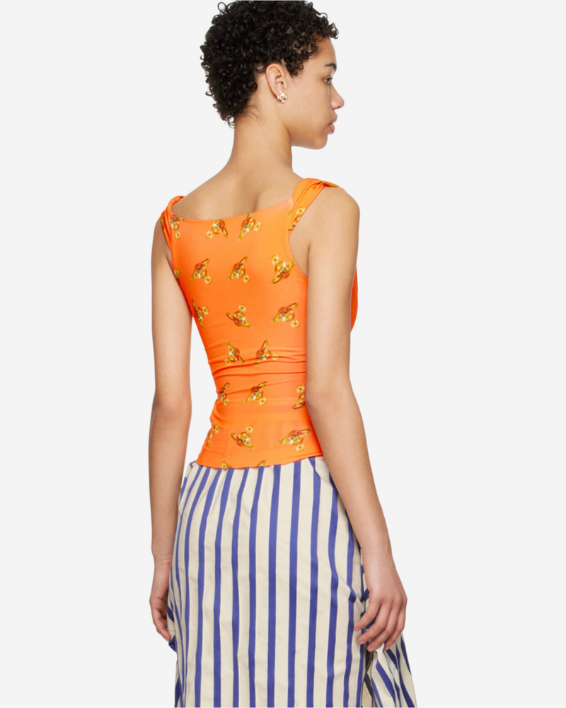 Vivenne Westwood Orange Anna Tank Top