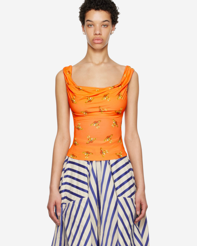 Vivenne Westwood Orange Anna Tank Top