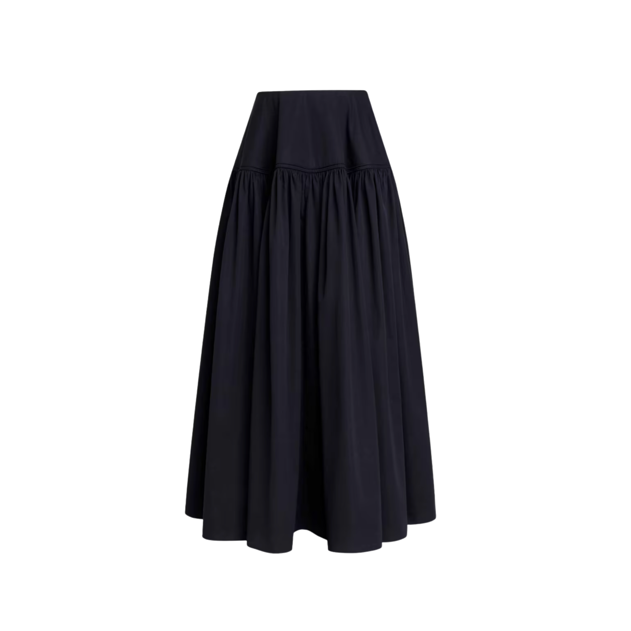 Alaia Cotton Poplin Full Skirt