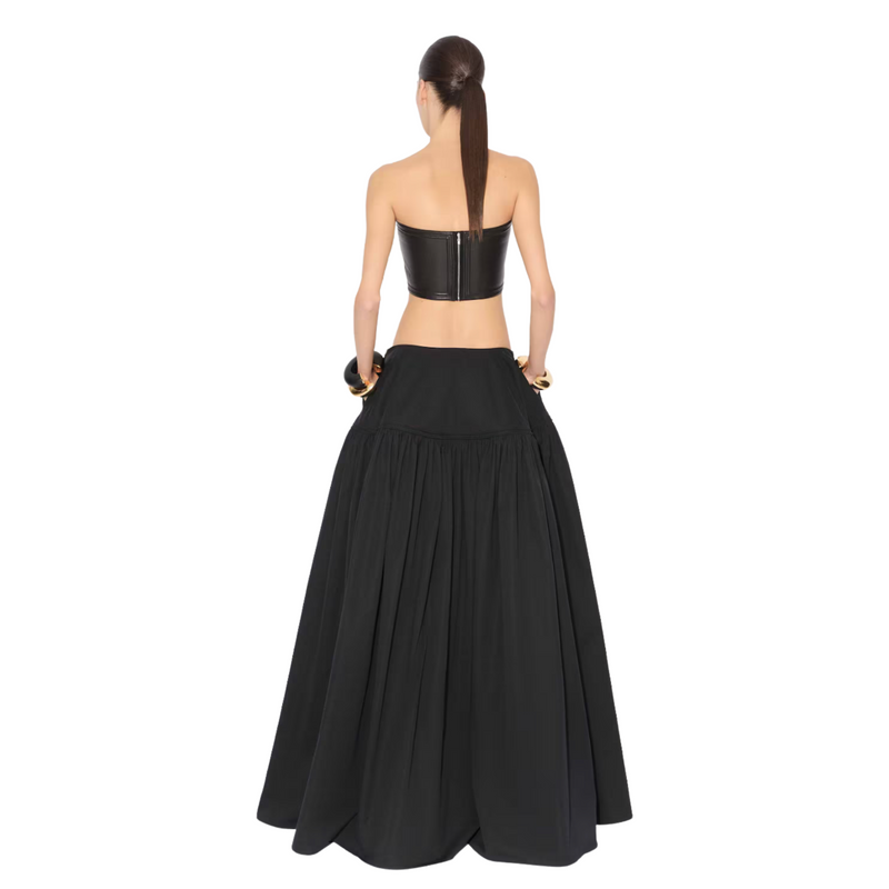 Alaia Cotton Poplin Full Skirt
