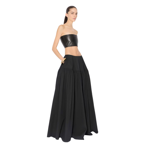 Alaia Cotton Poplin Full Skirt