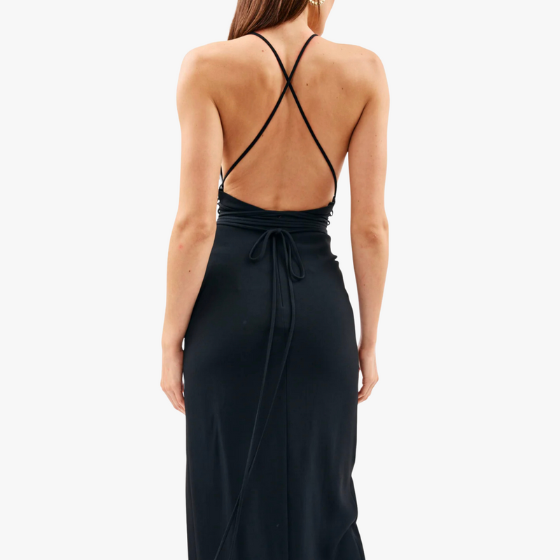 monot halter dress Designer Closet Hire | MONOT Diamond Cut Out Black Halter Dress, available now to hire, BOOK ONLINE now for this weekend! . . #dch