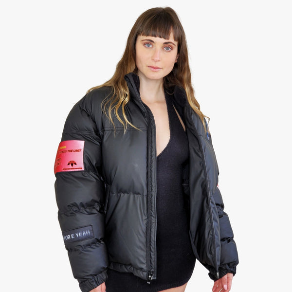 Alexander Wang Black Flex2Club Puffer Jacket