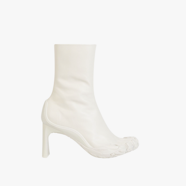 Balenciaga Heeled Toe 80mm bootie white