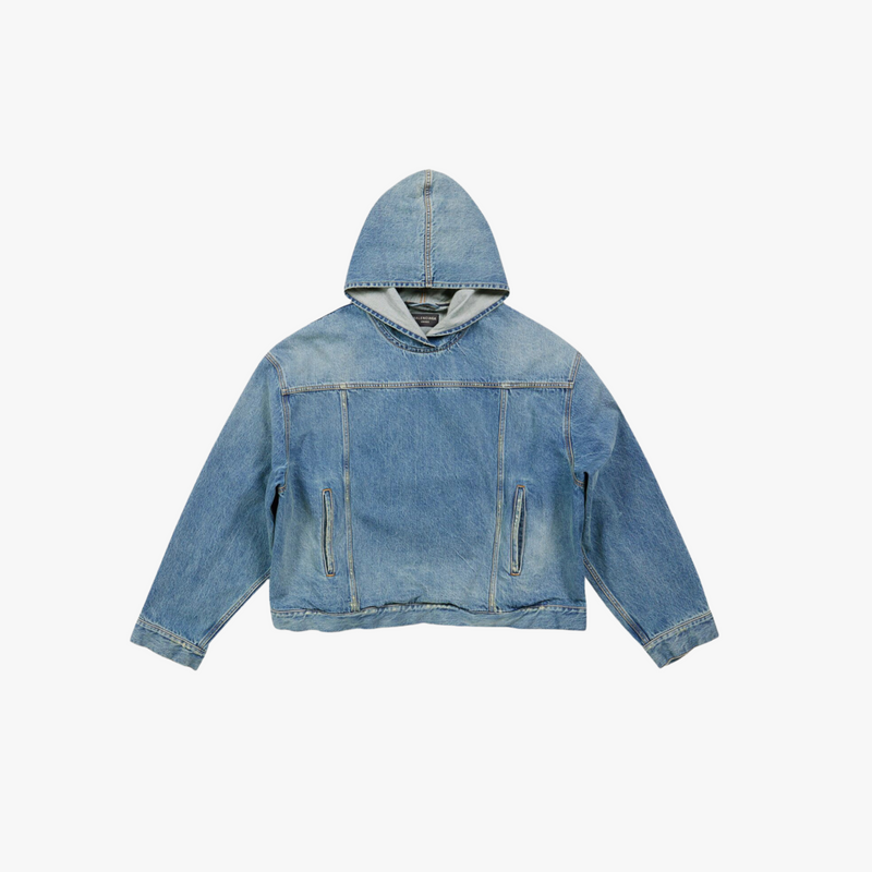 Balenciaga pull over denim jacket