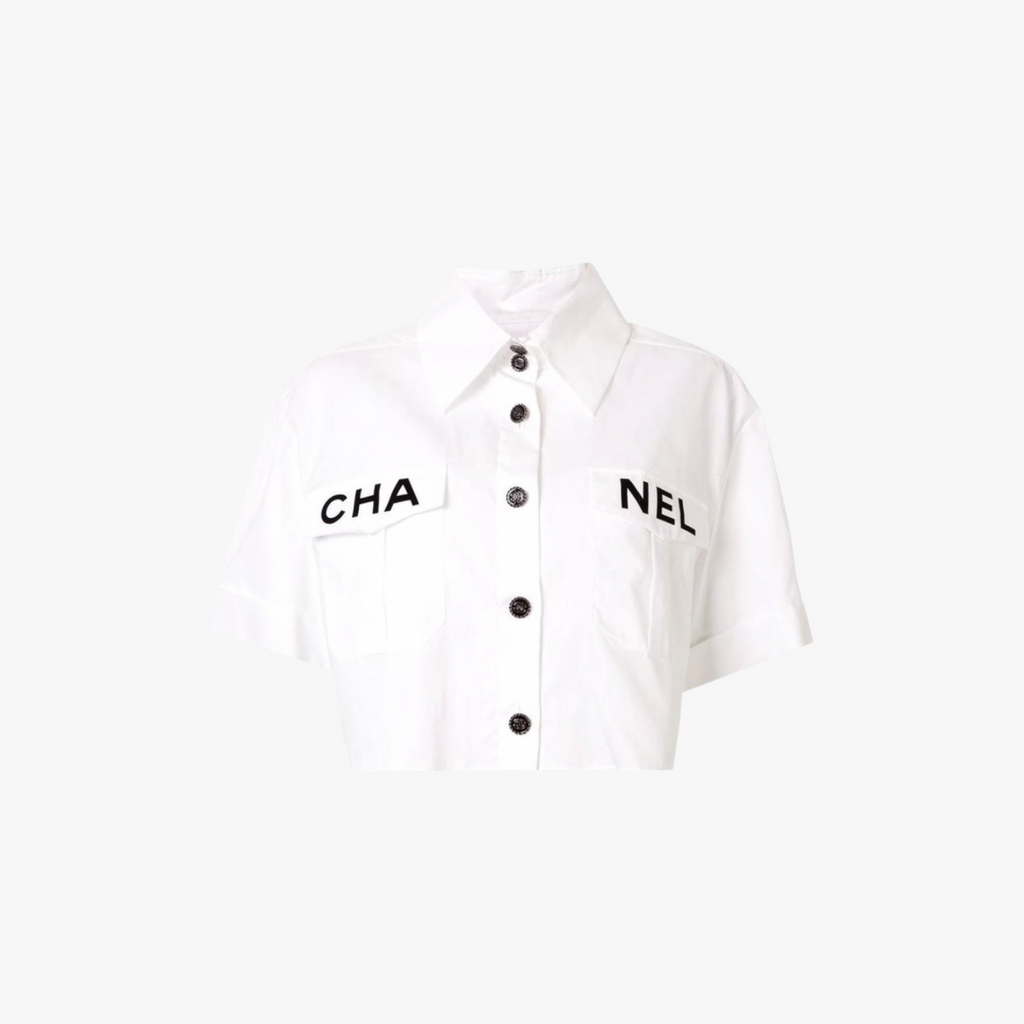 Chanel Runway Short Sleeved Button Shirt – Borrow Mine