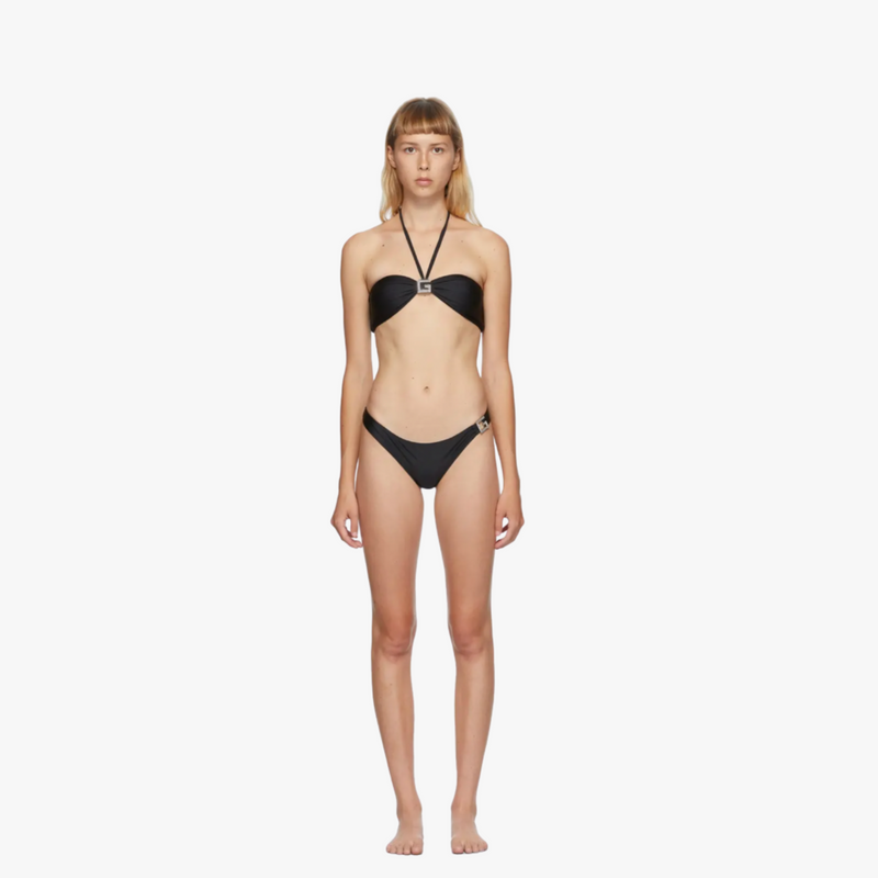 Gucci Bikini with Crystal Square G details