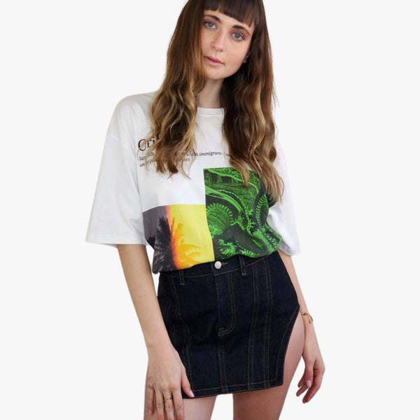 Fenty Denim Corset Skirt