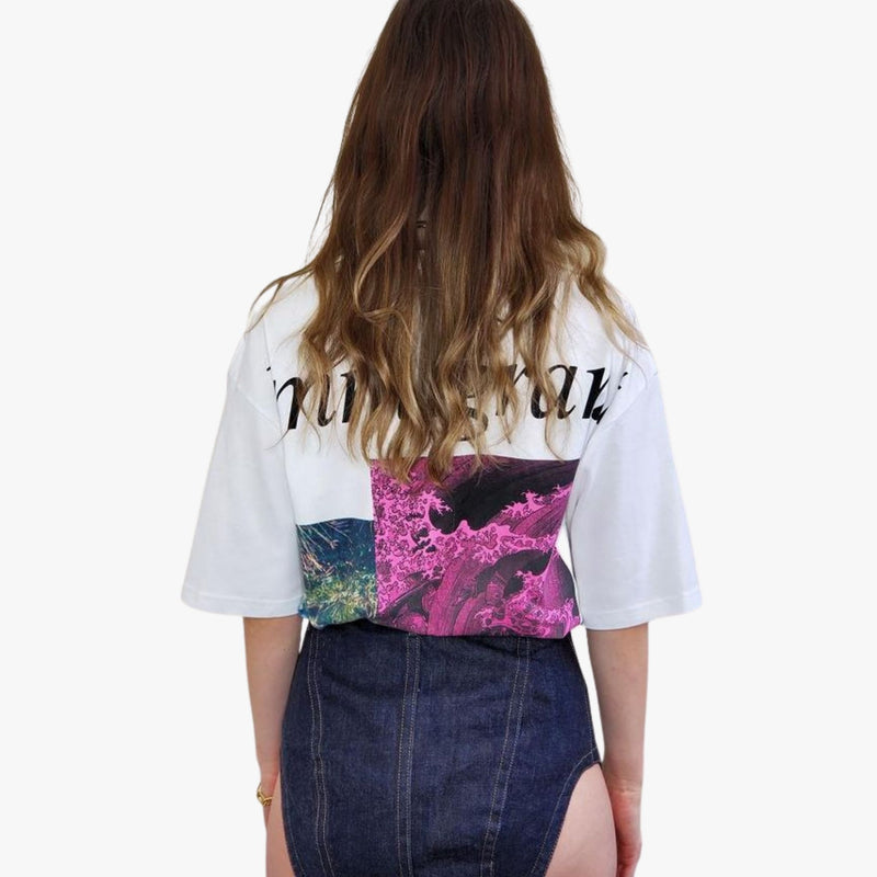 Fenty Oversized Printed T-shirt "Immigrant"