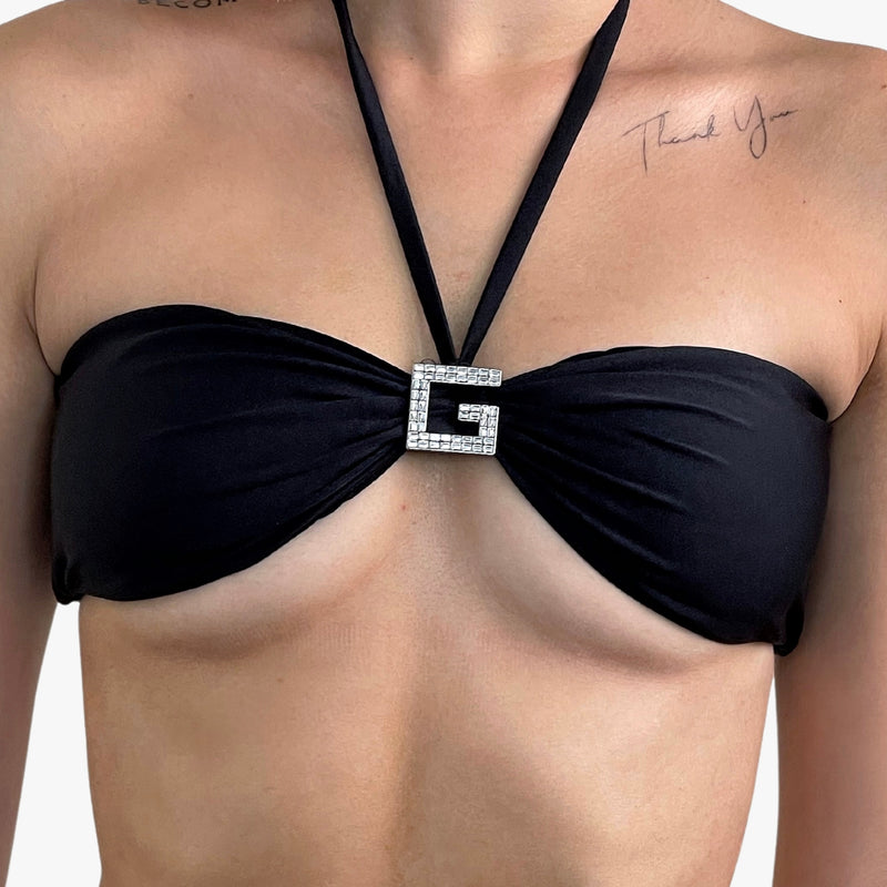 Gucci Bikini with Crystal Square G details