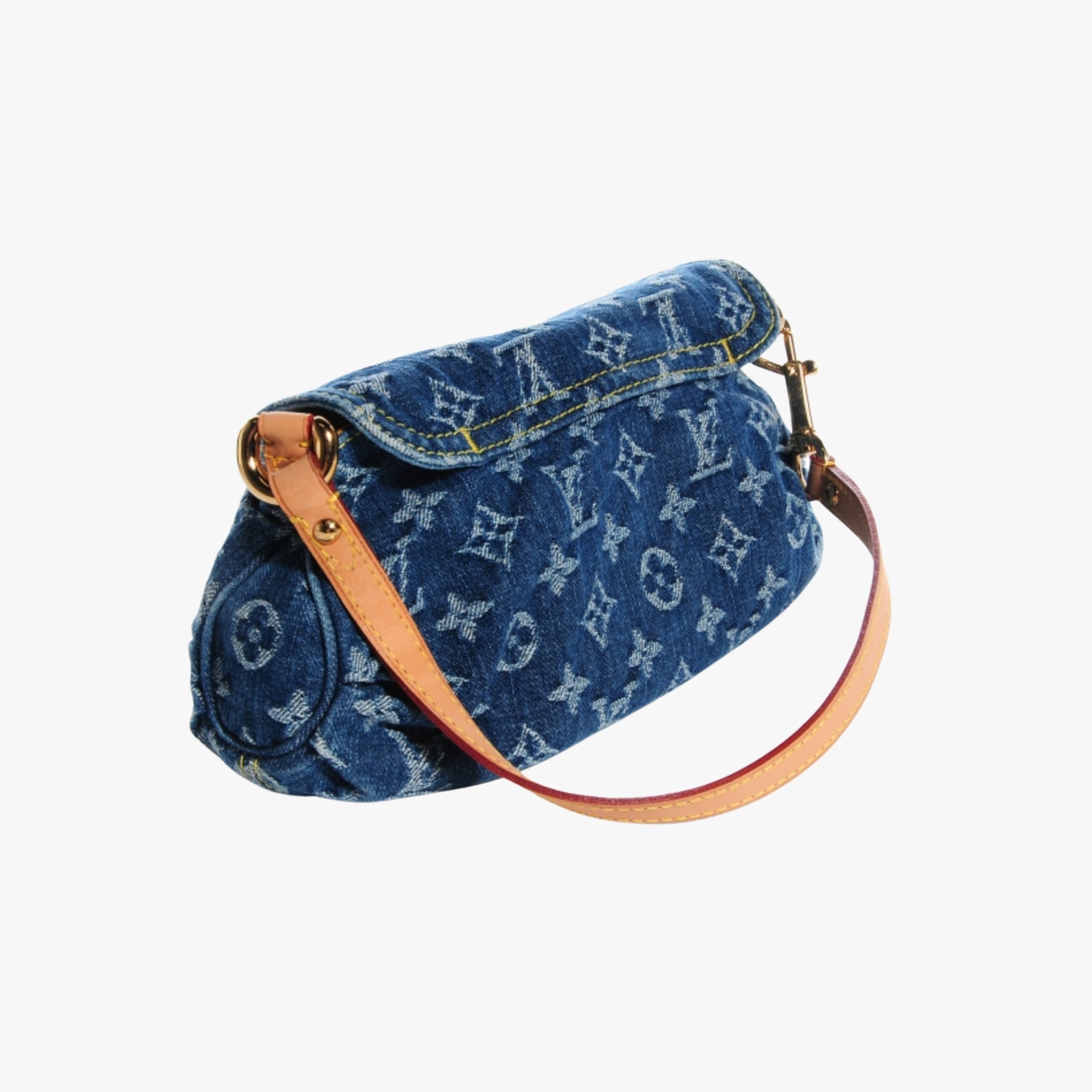 Louis Vuitton Denim Pleaty Mini Shoulder Bag