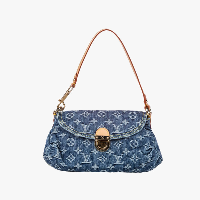 Louis Vuitton Denim Pleaty Mini Shoulder Bag