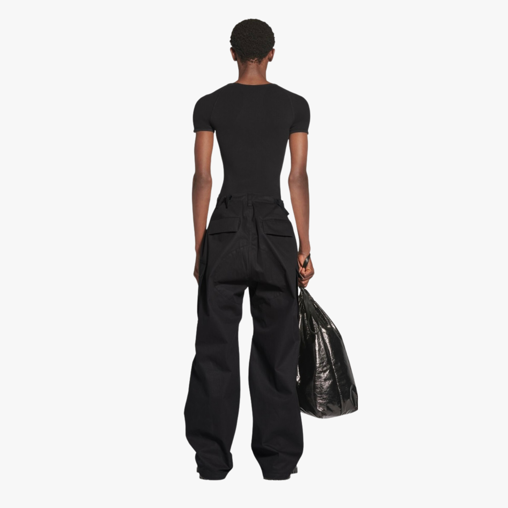 Balenciaga Kick Cargo Pants in Black