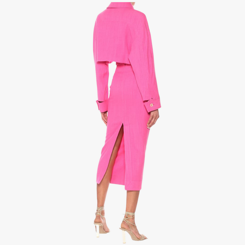 Jacquemus La Veste Esterel Jacket Pink Fluo