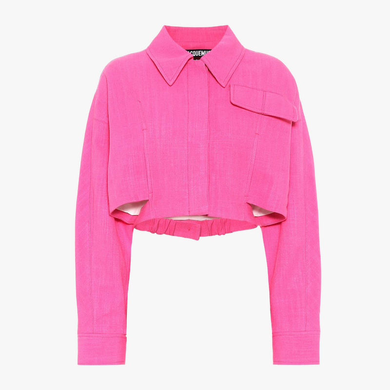 Jacquemus La Veste Esterel Jacket Pink Fluo