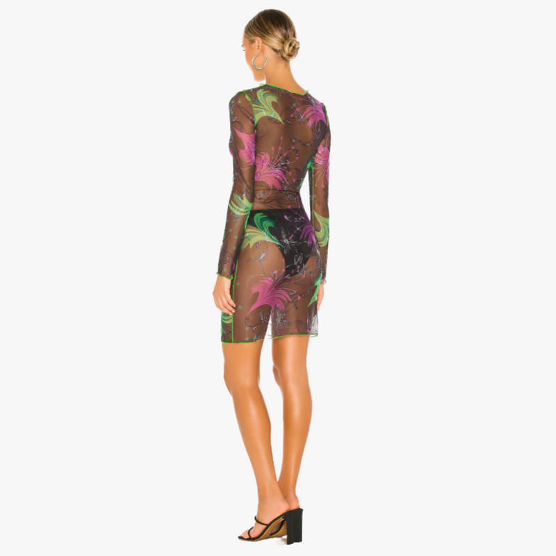 Kim Shui Multi Tie Mesh Dress