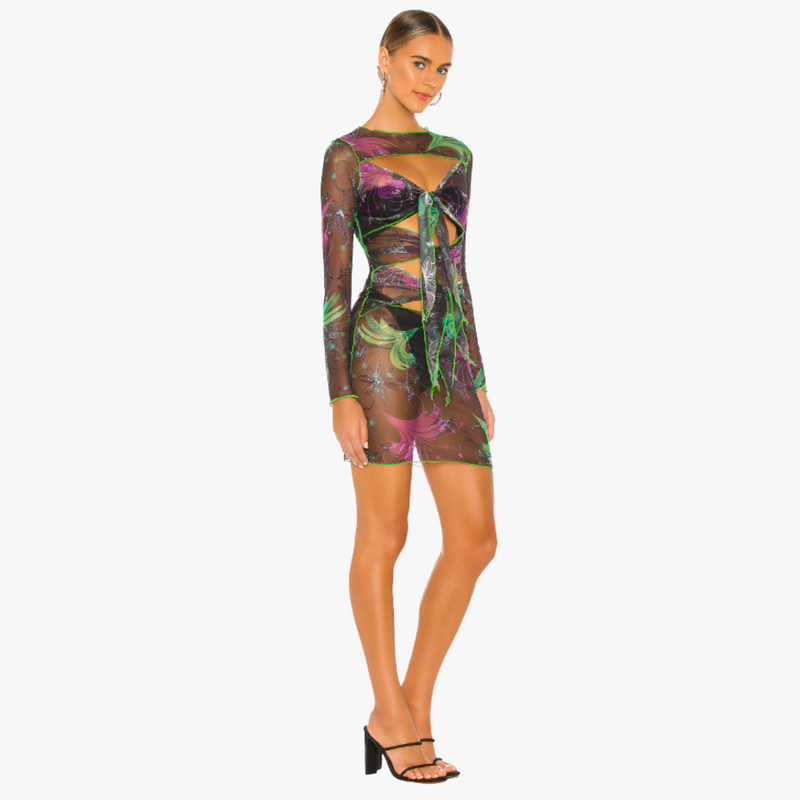 Kim Shui Multi Tie Mesh Dress